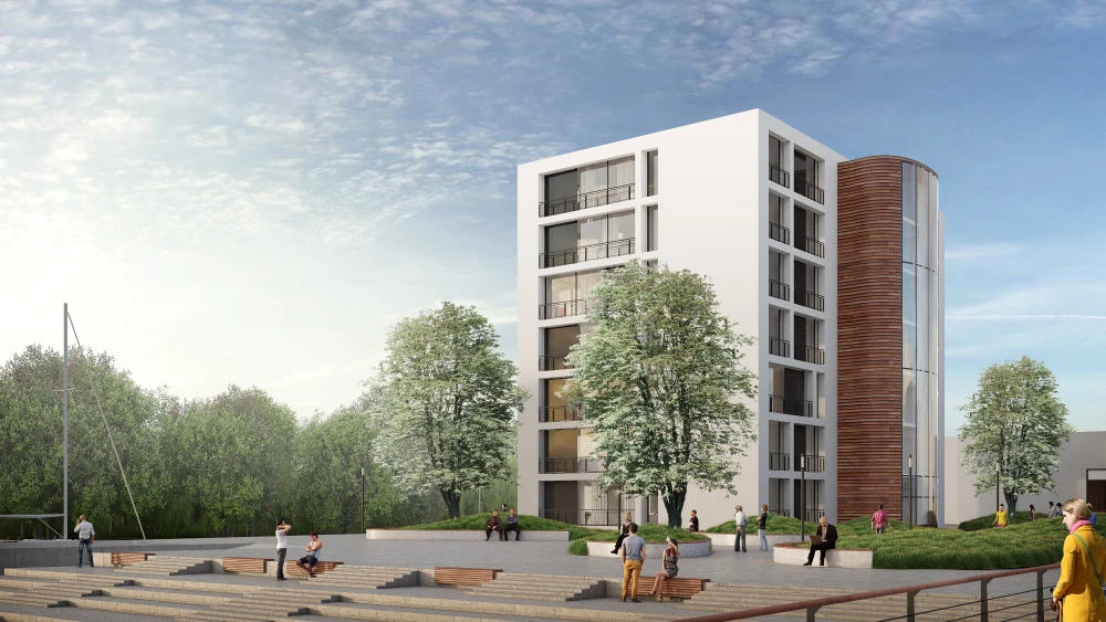 Wettbewerbsbeitrag Hochhaus am Celler Hafen
